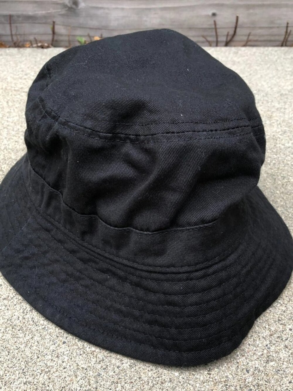 CHOKOLIDS Bucket Hat Unisex Adult Black 100% Cotton Cap